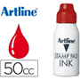 ARTLINE TINTA TAMPON 50ml ROJO 50 CC-R